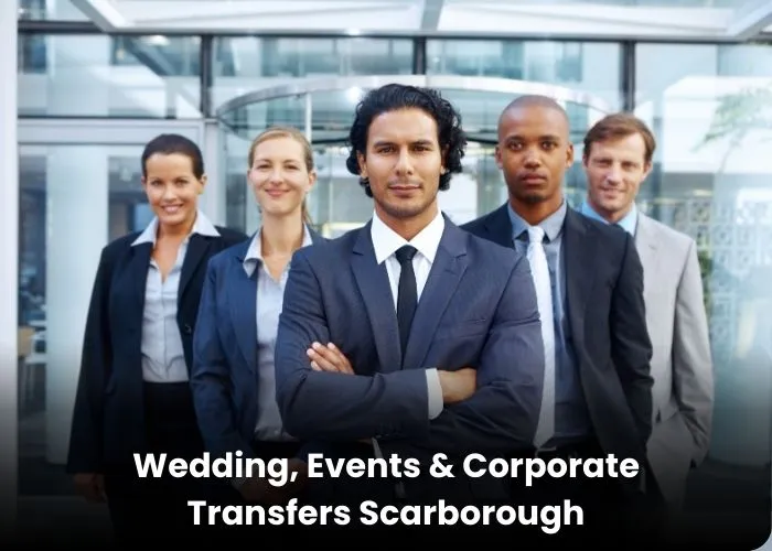Wedding and corporate group transport from Scarborough using a spacious maxi taxi